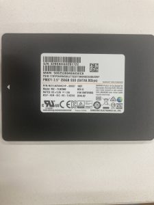 【データ復旧・データ復元成功実績】SSD SAMSUNG MZ-7LN2560 256GB　ノートPC内蔵SSD、OS起動しない