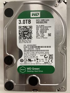 【データ復旧・データ復元成功実績】HDD Western Digital WD30EZRX-19D8PB0 3TB デスクトップPC内蔵HDD、OS起動しない