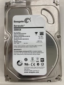 【データ復旧・データ復元成功実績】HDD Seagate ST3000DM001 3TB　データがみれなくなった。