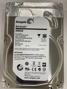 【データ復旧・データ復元成功実績】外付HDD内蔵 Seagate ST3000DM001 3TB　通電しても動作しない。