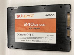 【データ復旧・データ復元成功実績】SSD SUNEAST SE800 240GB　ノートPC内蔵SSD、Windows起動しない。BIOS認識しない。