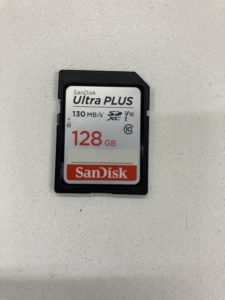 【データ復旧・データ復元成功実績】SDカード SanDisk 128GB　フォーマット要求エラー