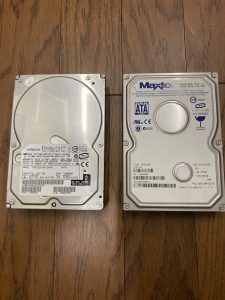 【データ復旧・データ復元成功実績】カスタムPC Maxtor 6Y160M0 160GB HITACHI HDS722516VLSA80 164.7GB　OS起動しない