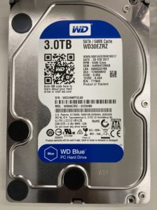 【データ復旧・データ復元成功実績】HDD（ハードディスク） WD30EZRZ 3TB　認識しない