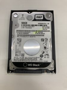 【データ復旧・データ復元成功実績】 HDD WD WD5000LPLX-08ZNTT0 500GB ノートPC内蔵HDD、OS起動しない