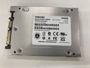 【データ復旧・データ復元成功実績】SSD TOSHIBA THNSNC256GBSJ 256GB　ノートPC内蔵SSD、OS起動しない。