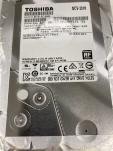 【データ復旧・データ復元成功実績】HDD TOSHIBA DT01ACA200 2TB　BUFFALO 外付HDD内蔵HDD、データにアクセスできない