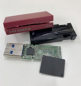 データ復旧作業　USB IODATA U3-PSH 16GB 特殊chip