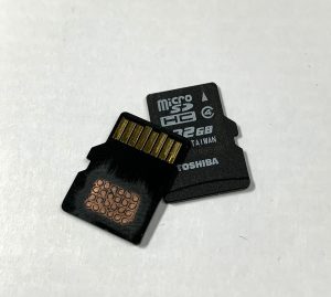 microSD TOSHIBA  32GB　データ復旧